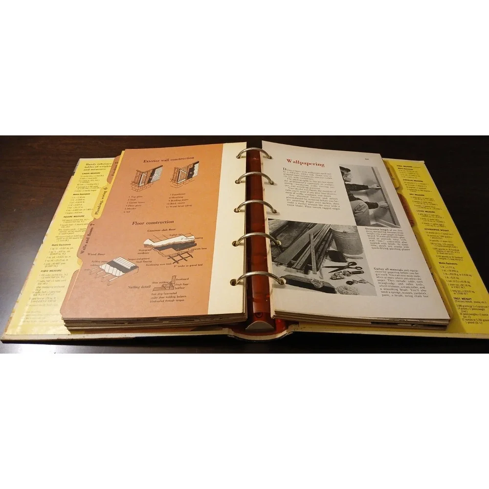 Vintage Better Homes and Gardens - Handyman's Book 5 Ring Binder 1957 5th Ed #13